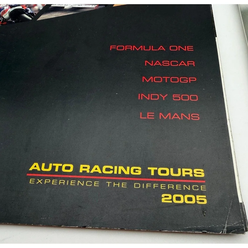 Grand Prix Tours 2005 2006 Brochures‎ Formula 1 NASCAR MotoGP Indy 500 Lot of 2